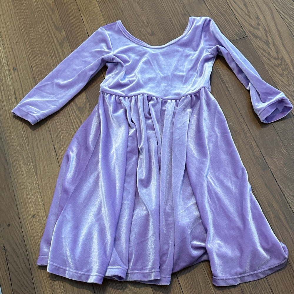 Lavender Long Sleeve Dress